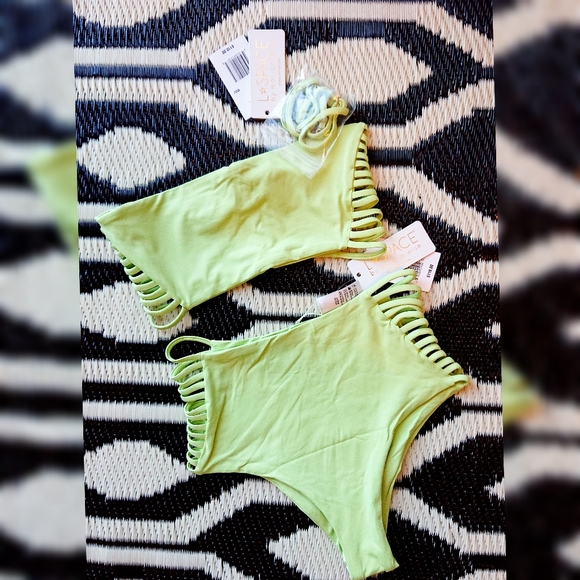 L*Space Kit Harrington Bikini Set in Mojito NWT - Picture 3 of 8